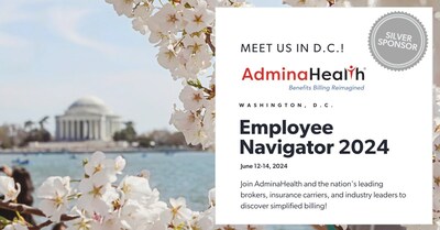 AdminaHealth is a Silver Sponsor at the 2024 Employee Navigator Conference in Washington, D.C.