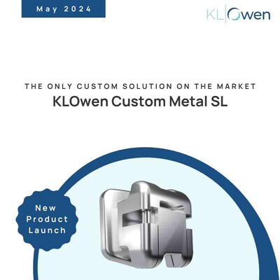 KLOwen Orthodontics gives you custom treatment for all patients as they expand their custom portfolio with the launch of the only Custom Metal SL Solution available and a 2024 Ortho Innovator Honorable Mention recipient.