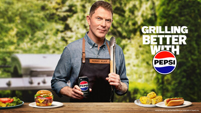 Pepsi partners with America’s favorite culinary expert, Chef Bobby Flay, to prove Grilling is #BetterWithPepsi.