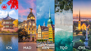 Plus de vols, plus de destinations! Cet été, explorez l'Europe, l'Asie et l'Amérique du Nord avec Air Canada