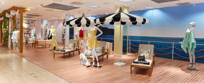 Exclusive Balmain Beach Club Immersive Experience at Neiman Marcus NorthPark. Credit: Robie Robinson for Neiman Marcus