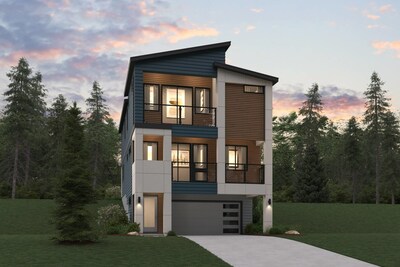Exterior Rendering of Sienna Floor Plan | Lakeview Terrace by Century Communities | New Construction Homes in Renton, WA