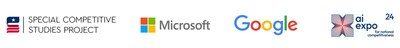 SCSP, Microsoft, Google, AI Expo Logos
