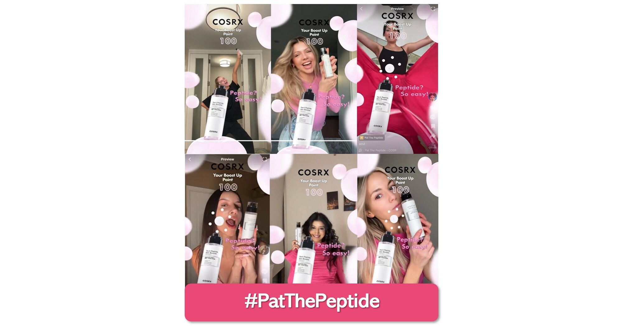 COSRX Ignites TikTok with #PatThePeptide Challenge Campaign