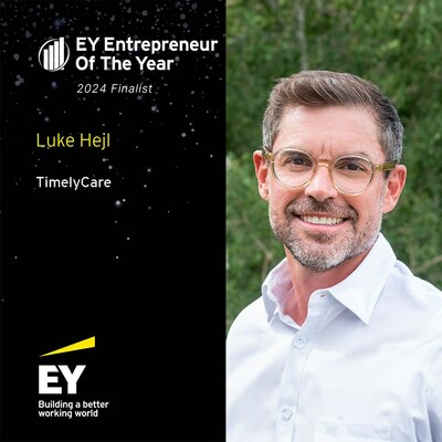 TimelyCare CEOLuke Hejl, EY Entrepreneur of the Year Finalist