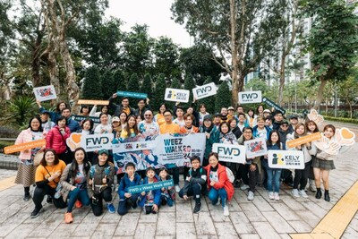 FWD Hong Kong employees fuel changes with every step for Weez Walk 2024:  Standing strong for youth mental health