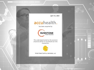 Accuhealth receives growth investment from Sunstone Partners