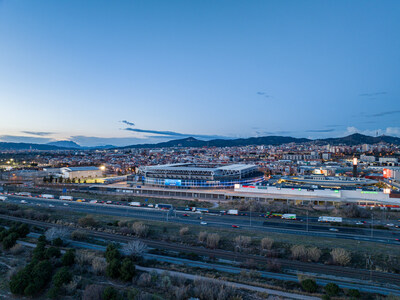 Stage Front Stadium in Barcelona (PRNewsfoto/Hello Think / Led Dream)