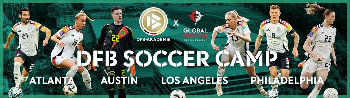 The DFB (Deutscher Fussball Bund) is partnering with Global Soccer  Development to launch unequaled Soccer Camp Opportunities for America's  talented players leading up to the FIFA World Cup 2026