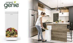 Introducing Compost Genie®: The Sleek & Simple to Use Compost Bin Made for Everyday Living