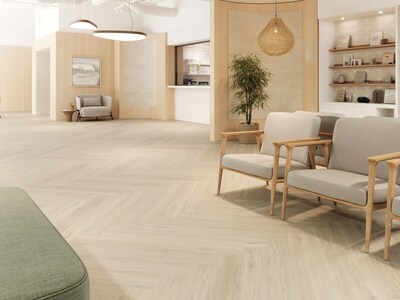 Tarkett has launched Collective Pursuit, a non-PVC plank and tile flooring collection. “Testing has proven that Collective Pursuit will perform as well as traditional LVT, making it an ideal resilient solution for customers who are committed to non-PVC materials," explains Paul Young, senior vice president, market segments, product, innovation, design & sustainability, Tarkett Contract.