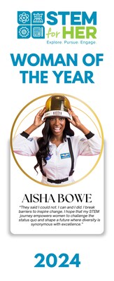 Aisha Bowe, STEM for Her Woman of the Year, 2024 (PRNewsfoto/STEM for Her)