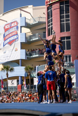 Varsity Spirit crowned the champions in the NCA & NDA Collegiate Cheer and Dance Championship April 10-13 in Daytona Beach, Fla.