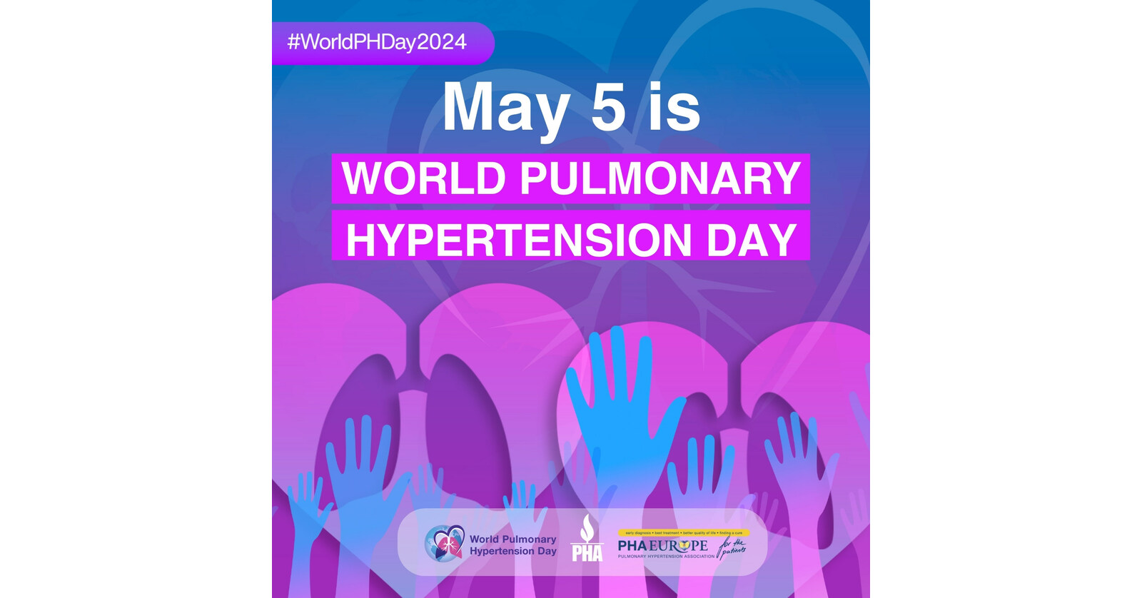 Global Pulmonary Hypertension Community 'United for' World PH Day 2024