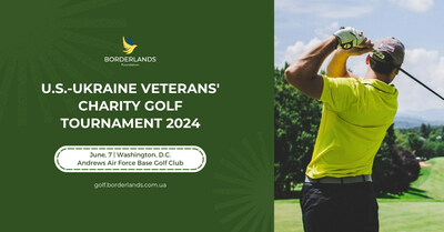 The Borderlands Foundation is proud to announce the inaugural U.S.-Ukraine Veterans' Charity Golf Tournament that will take place on June 7 at the Andrews Air Force Base Golf Course (PRNewsfoto/THE BORDERLANDS FOUNDATION)