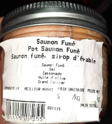 Saumon Fum Pot (Groupe CNW/Ministre de l'Agriculture, des Pcheries et de l'Alimentation)
