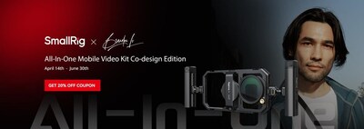 SmallRig X Brandon Li All-In-One Phone Video Kit Co-design Edition (PRNewsfoto/SmallRig)