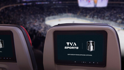 La chane TVA Sports sera offerte en mai, permettant ainsi aux clients d'Air Canada d'encourager leur quipe de hockey favorite  bord de certains vols, tandis que les chanes Sportsnet ONE et Sportsnet East sont offertes ds maintenant. (Groupe CNW/Air Canada)