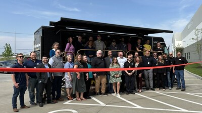 RLS celebrates the grand opening of its new training center and mobile showroom with a ribbon-cutting ceremony.