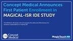Concept Medical anuncia inscripción del primer paciente en el estudio IDE "MAGICAL-ISR" en EE.UU.