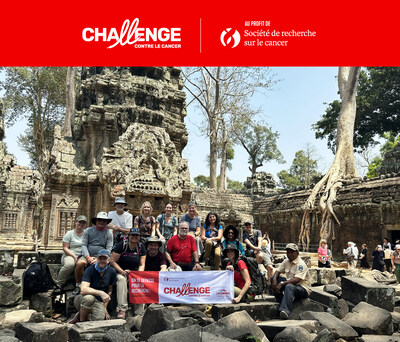 Andr Robitaille complte son 2e Challenge contre le cancer au Cambodge (Groupe CNW/Socit de recherche sur le cancer)
