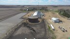 Ariel view of Pro Cooperative Terril Terminal Agronomy Facility. The completion of phase one of the expansion was recently announced by Gales Design & Consulting the firm overseeing the project.