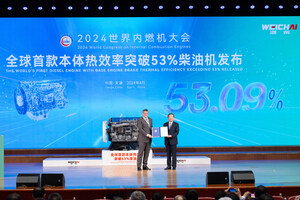 Four World Records Set Weichai Power Unveils World's First Diesel Engine with 53.09% Thermal Efficiency