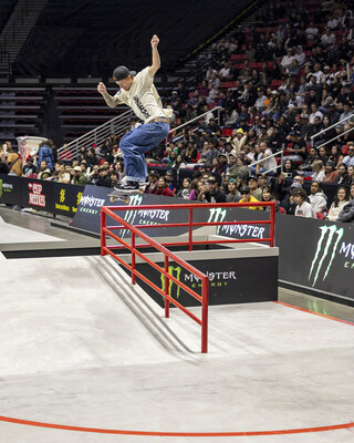 Monster Energy's Giovanni Vianna Takes Second Place in Men’s Skateboard Street at SLS San Diego 2024