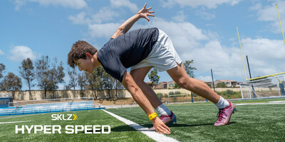 The SKLZ Hyper Speed combines a sleek wearable tech band and user-friendly mobile app to accurately measure performance.