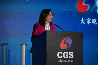 Ms Carol Fong, Group CEO of CGS International (PRNewsfoto/CGS International Securities Pte. Ltd. (CGS International))