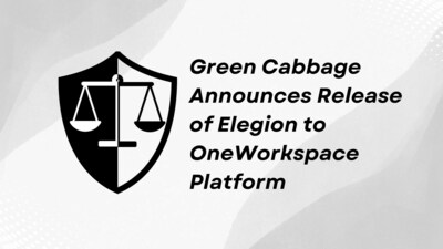 Green Cabbage, the global leader in market intelligence for Indirect Technology and Contingent Workforce, has released a new application into their OneWorkspace platform’s portfolio of applications. This new application, Elegion, provides groundbreaking support for all questions related to terms and conditions in technology, staffing, and consulting agreements in an innovative self-service model.