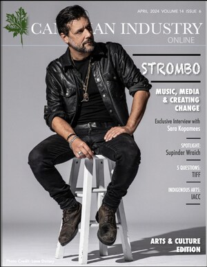 Sara Kopamees Interviews George Stroumboulopoulos for Canadian Industry Magazine