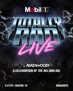 Mobil 1™ Announced as Title Sponsor of RADwood 2024 and New Mobil 1 Totally RAD Live Festival Experience