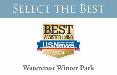 U.S. News & World Report Names Watercrest Winter Park Assisted Living and Memory Care as a "2024-2025 Best Assisted Living Community" for the third consecutive year.