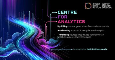 The Ontario Brain Institute has launched the Centre for Analytics (CNW Group/Ontario Brain Institute)