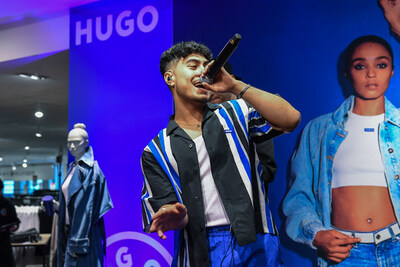 PRESTON PABLO PERFORMS AT HUGO BLUE LAUNCH AT HUDSON'S BAY (CNW Group/The Bay)