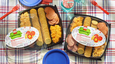 Whether it’s Fourth of July celebrations, or simply enjoying the company of family and friends on a pleasant summer evening, the HORMEL GATHERINGS® Hard Salami & Pepperoni Tray is a convenient and delicious option to keep summertime snack cravings satisfied.