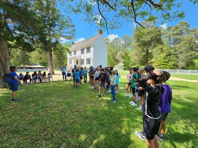 When the sixth grade class from White Oaks Elementary School in Fairfax County, Va., unloaded its buses at Pamplin Historical Park, the American Battlefield Trust's History Field Trip Grant Program crested the remarkable milestone of 50,000 student served.