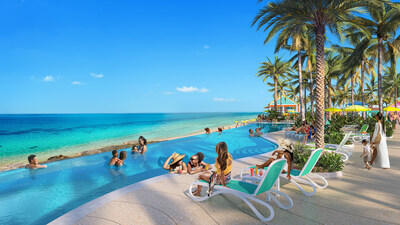 Inaugurado en 2025, Royal Beach Club Paradise Island de Royal Caribbean será un pedazo de paraíso de casi 17 hectáreas en Nassau, las Bahamas. La cultura y la gente de las Bahamas serán el corazón de esta incomparable experiencia de playa, que contará con tres impresionantes piscinas, dos playas, bares en la piscina, cabañas privadas, lugares para comer y beber, y mucho más.