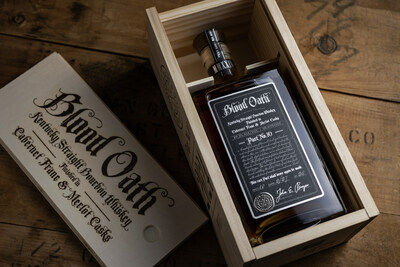 Lux Row Master Distiller and Master Blender John Rempe marks a decade of distinction ? and secrecy ? as he renews his annual pact with bourbon drinkers by releasing Blood Oath Pact 10 Kentucky Straight Bourbon Whiskey double finished in Cabernet Franc and Merlot casks.