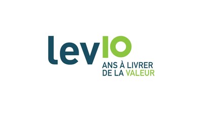 Levio, 10 ans  crer de la valeur (Groupe CNW/Levio)