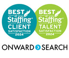 Onward Search Wins ClearlyRated's 2024 Best of Staffing Awards