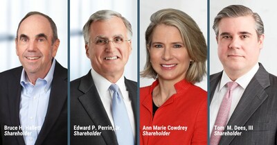 D Magazine has named Hallett & Perrin shareholders (from left) Bruce Hallett, Edward P. Perrin, Jr., Ann Marie Cowdrey, and Tom Dees to the magazine's 2024 list of Best Lawyers in Dallas..