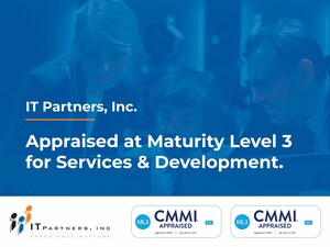 IT Partners, Inc. Appraised at CMMI Level 3 for Services and Development