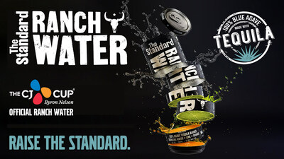 The Standard Ranch Water has been named the official ranch water of the CJ Cup Byron Nelson taking place in Dallas May 2-5.