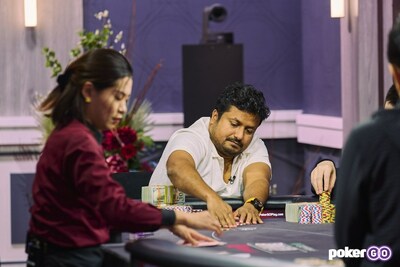 Santhosh Suvarna pulls in the largest-ever pot in High Stakes Poker history.