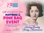 Honoring Audrey Beverly Christy Mastroianni at United Breast Cancer Foundation's Mattress and Pink Bag Event: "Gifts of Comfort and Hope" in Warwick, Rhode Island