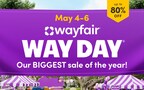 Save the Date: Wayfair to Host Way Day May 4-6, the Biggest Sale of the Year on All Things Home