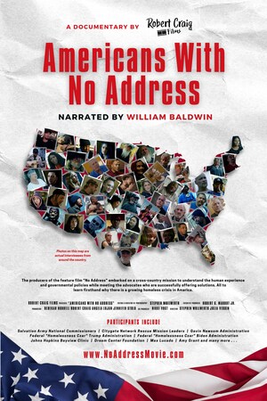 Citygate Network Partners with Robert Craig Films to Champion Americans With No Address, a Documentary that Offers Understanding and Solutions for the Homeless Crisis