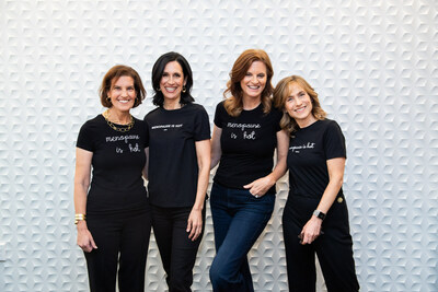 Midi Health Founders, From left: CEO Joanna Strober, COO Sharon Meers, Chief Medical Officer Kathleen Jordan, MD, Chief Brand Officer Jill Herzig